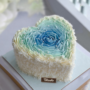 原创送男神心形鲜奶蛋糕