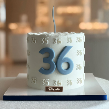 原创简约翻糖鲜奶蛋糕（四）